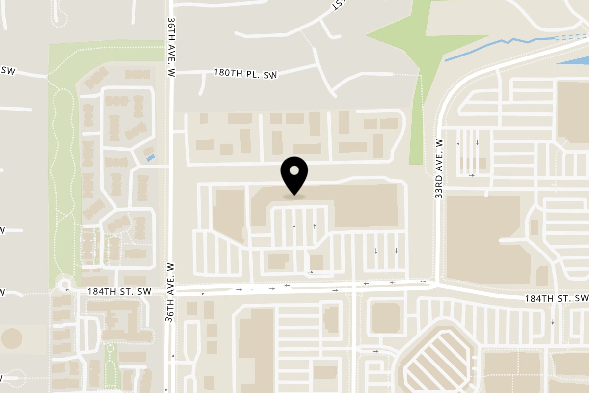 Map showing the location of Fil Cuisine Lynnwood on 3333 184th St SW in Lynnwood